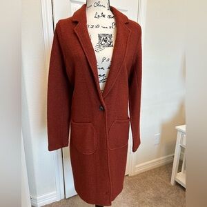 Women’s Long Wool Cardigan Size M
